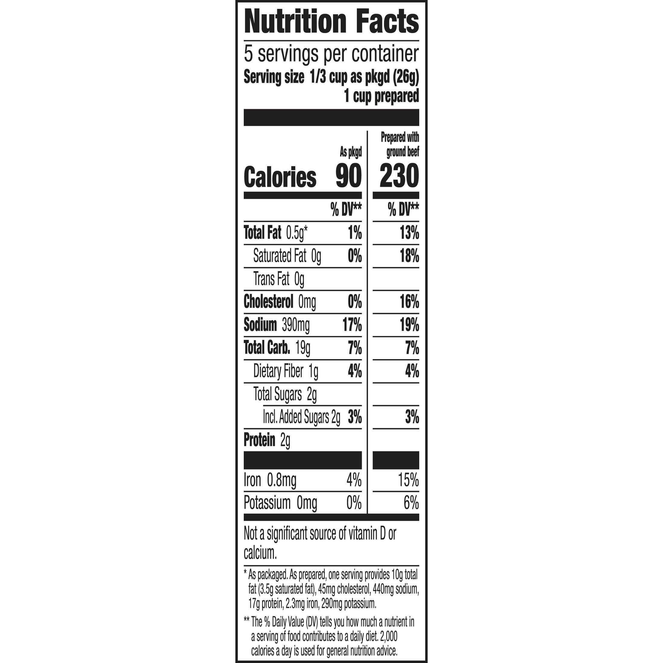 Hamburger Helper, Chili Macaroni, 5.2 oz box