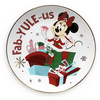 Disney Parks Holiday Cheer Minnie FabYuleus Christmas Dessert Plate New