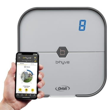 Orbit B-Hyve Smart EPA WaterSense Labeled 8-Zone Indoor Sprinkler Timer/Controller; 8.75" H