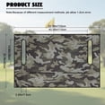 thumbnail image 7 of Uorisanigo Golf Cart Seat Covers Anti-Slip Green Camo Print Golf Cart Seat Towel Blanket Breathable Bench Seat Cover for Yamaha, EZGO, Club Cars, Icon and More 2-Seats Cart, 7 of 7