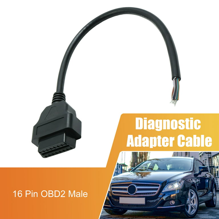 10/30cm 16pin Female to Male DIY OBD 2 OBD2 Auto Extension Cable Automotive  Car Diagnostic
