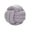 thumbnail image 1 of Knot Ball Pillow, Large Boucle Throw Pillows for Bedroom Living Room,Teddy Knot Pillow, Plush Sensory Pillow, 11in, 1 of 11