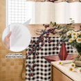 thumbnail image 3 of No Hook Shower Curtain, Texas Star Farmhouse Shower Curtains for Bathroom with See Through Top Window, Rustic Black Plaid Berry Wooden Waterproof & Washable Bath Curtain Stand Up Stall 36"x72", 3 of 9