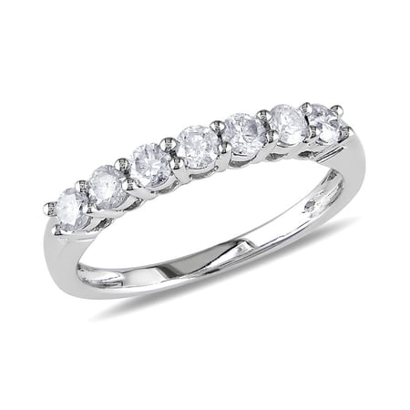 AMOUR 1/2 CT TW Diamond Anniversary Band In 10K White Gold