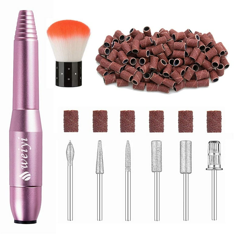 Nail Drill Set ネイルマシン ピンク 20000 RPM Electric Nail Drill Professional Kit for Manicure