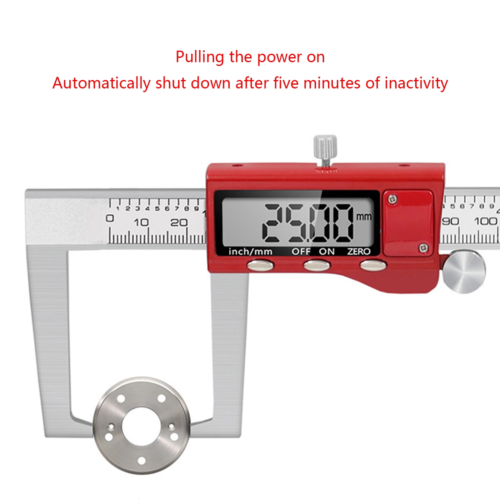 0-150mm Measuring Tool LCD Electronic Caliper Stainless Steel Digital Brake Disc Rotor-Gauge Caliper Vernier Micrometer