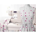 thumbnail image 5 of Soimoi White Fabric - By the Yard - 54 Inch Wide - Florals Print Fabric - Elegant and Timeless Patterns for Fashion and Home Decor Printed Fabric, 5 of 6