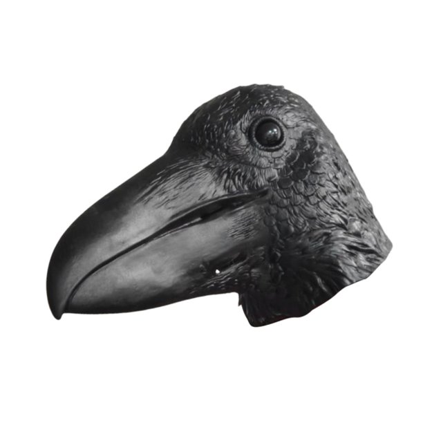 Máscara de Halloween,Máscara de Halloween con cabeza de pájaro para adultos,Máscara de pájaro divertida Cosplay Máscara de cuervo Pico de terror,Máscara de látex para disfraz de
