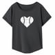 thumbnail image 5 of Camiseta para mujer Verano Tops Moda Cuello Redondo Camiseta para Mochilero Viajar XL, 5 of 8
