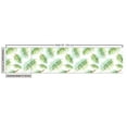 thumbnail image 2 of Botanical Fabric by the Yard, Watercolor Style Palms Botanical Leaves on Plain Backdrop, Decorative Upholstery Fabric for Sofas and Home Accents, Green Pale Vermilion by Ambesonne, 2 of 4