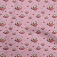 thumbnail image 1 of oneOone Georgette Viscose Light Pink Fabric Harvest Sewing Craft Projects Fabric Prints By Yard 42 Inch Wide, 1 of 4
