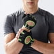 thumbnail image 2 of Guantes de gimnasio para hombre y mujer, manoplas profesionales para levantamiento de pesas, Crossfit, entrenamiento, culturismo, medio dedo, Protector de mano Fivean Guantes deportivos, 2 of 2