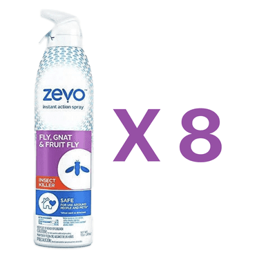 Zevo Flying Insect Killer - Fly, Gnat, & Fruit Fly - 10oz Bug Spray [8 pack]