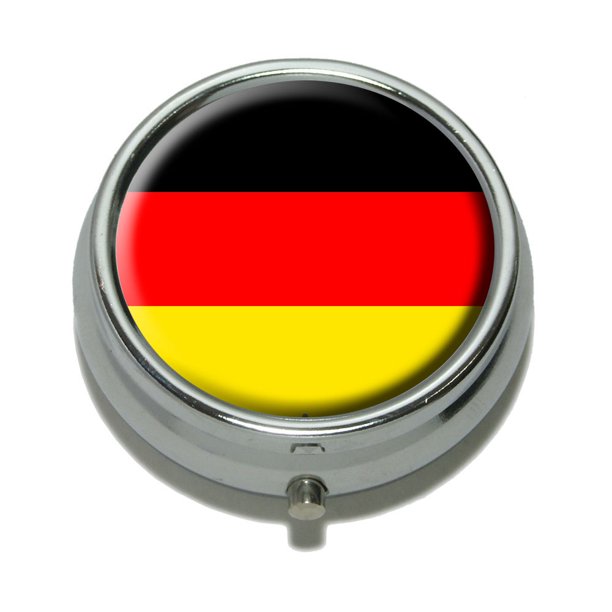 German Germany Flag Pill Box