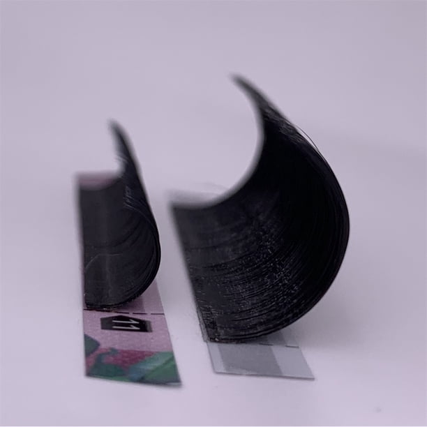 YELIX Super Long Flase Pestañas Una Longitud En Línea Ventilador Fácil Floración Lash Halloween Navidad Y Fiesta Uso 16 17 18 19 20 21 22 23 24 25mm 0.07mm