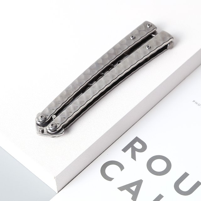 Llave De Entrenamiento Balisong Metal Balisong Trainer multifunción herramienta llave mariposa cuchillo abrebotellas Sywqhk Para Estrenar
