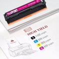 thumbnail image 2 of 4pk 204A CF510A - CF513A Toner Compatible for Color LaserJet Pro M154nw MFP M180nw M181, 2 of 6