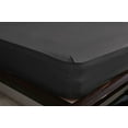 thumbnail image 4 of The Great American Store 1PC Solid Fitted Sheet - 1800 Series Brushed Microfiber 21 Inch Deep Pocket - Wrinkle, Fade, Stain Resistant - Hypoallergenic - Full Size Solid Grey, 4 of 4