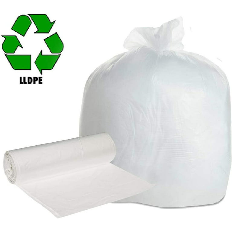 Lavex 45 Gallon 12 Micron 40 x 48 High Density Janitorial Can Liner /  Trash Bag - 250/Case