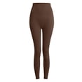 thumbnail image 3 of UOCUFY Anti Cellulite Compression 3D Leggings Women Butt Lifting Tummy Control with Resistance Bands Gym Yoga Pants (Coffee, M), 3 of 7