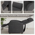 thumbnail image 6 of Lumihaven Massage Recliner Chair with Remote Control Single Sofa with Breathable Fabric Space-Saving Design for Living Room & Bedroom, 6 of 8