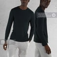 thumbnail image 5 of Members Only Men's Crew Neck T-Shirt Rayon from Bamboo Long Sleeves, 5 of 8