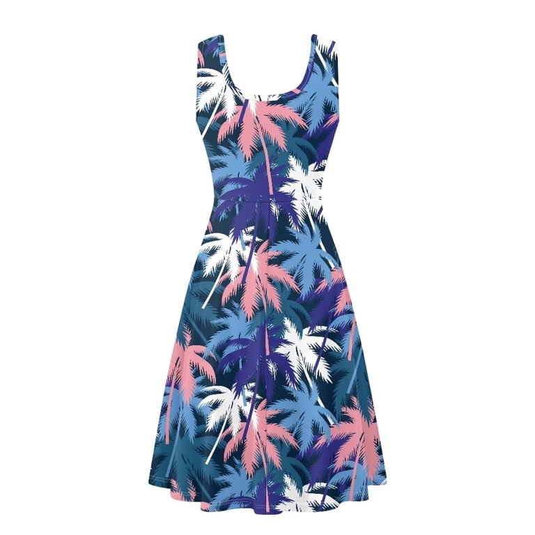 club skater dress Waverly | White Racer-Neck Sleeveless Skater Mini Dress