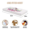 thumbnail image 5 of KAINSY Personalized Baby Crib Bedding Set - Custom Name Cute Animals and 3 Pcs Set - Soft Blanket with Double Layer Dotted Backing,Fitted Sheet,Pillowcase for Boys Girls Gift(Fixed Size), 5 of 8