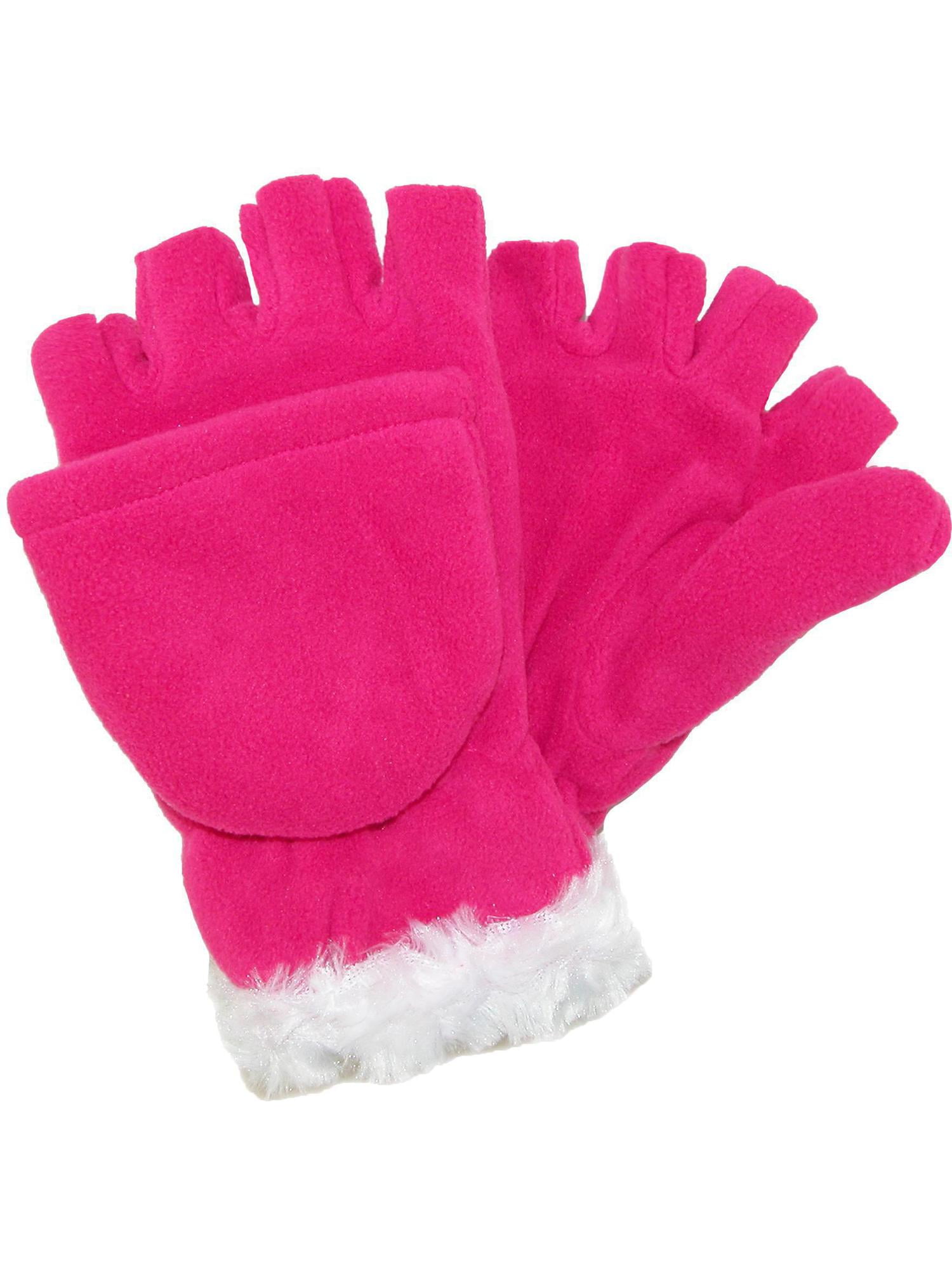 Cute Black Ladies Summer Furry Half Finger Gloves Mittens Lot Bulk 