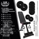 thumbnail image 2 of Kit Banco + Ligas+ Barra Recta y Mancuernas Discos 110 LBS XTREME LIFE DPBL10000001, 2 of 9