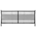 thumbnail image 2 of ALEKO Modern Garden Steel Dual Swing Driveway Gate Barcelona Style 18 x 6 feet, 2 of 11