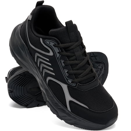 MeMoride Men's Breathable Walking Shoes Non Slip Athletic Fashion Sneakers Mesh Workout Casual Sports Shoes