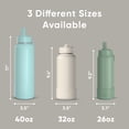 thumbnail image 6 of Hydrapeak 32oz Sport Insulated Water Bottle with Straw or Chug Lid, Leak & Spill Proof, Keeps Drinks Cold for 24 Hours, Hot for 12 Hours, Premium Stainless Steel Water Bottles (32oz, Ivory), 6 of 9
