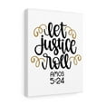 thumbnail image 4 of Scripture Walls  Let Justice Roll Amos 5:24 Bible Verse Canvas Christian Wall Art Ready to Hang Unframed, 4 of 12