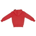 thumbnail image 6 of Kids Soft Warm Sherpa Lined Full Zip Up Fleece Hoodie Sweatshirt Coat Jacket, Red, XL, 6 of 6