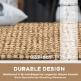 thumbnail image 4 of iOhouze Small Area Rug Washable 2'x3' Entryway Rugs Rubber Backing Indoor Entryway Accent Rug, Tan, 2'x3', 4 of 10