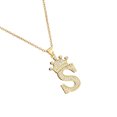 thumbnail image 1 of Sonducket InitialNecklacePendantEnglish Letter A to Z Name Crystal Gold Charm Modern Birthday Valentine'sDay Gifts Ropa, zapatos y accesorios Miscelánea S 1, 1 of 6