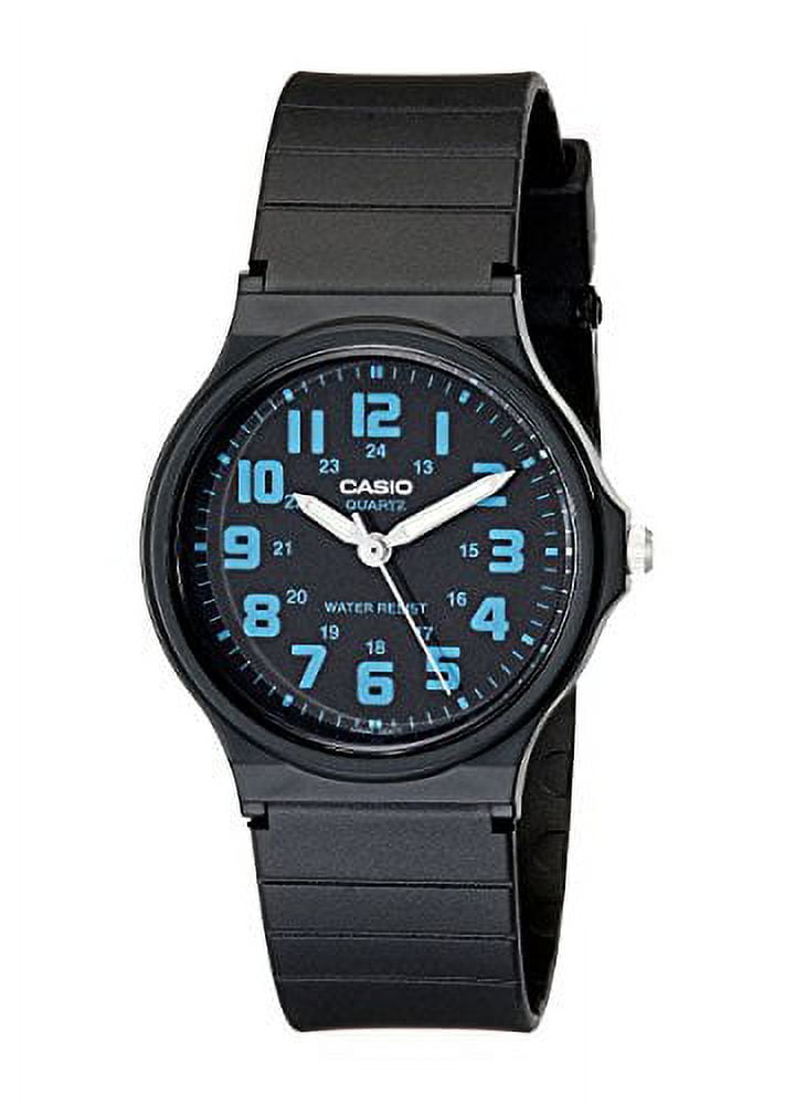 CASIO - 専用！ Casio MQ71-4B Unisex Black Resin Band Classic Orange Numbers