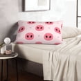 thumbnail image 6 of Fuzoiu Pig Noses Print Fuzzy Pillowcases, Super Soft Pillow Case Cover with Zipper for Bedroom, Sofa, Couch,Cozy Pillow Shams for All Seasons-20"x30", 6 of 6