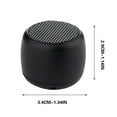 thumbnail image 3 of karymi Bluetooth Small Speaker, High Volume, Mini Steel Cannon, Outdoor Portable Wireless Audio System, 3 of 5