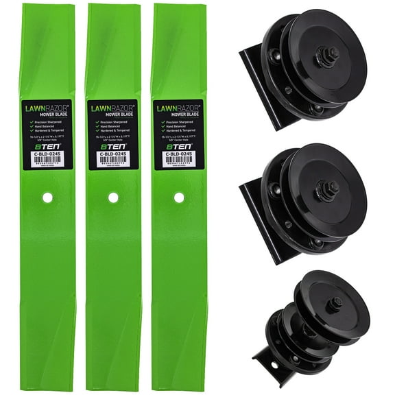 8TEN Blade Spindle Kit for AYP Husqvarna GT160 YTH142 532121705 44-inch MK1009627