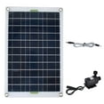 thumbnail image 4 of YUMILI Solar Water Pump Kit - 50W Panel 800L/h 12V Low Noise DC Solar Fountain Pump Durable Silicone Solar Pond Pump for Garden Bird Bathing, Fish Tank, 4 of 8