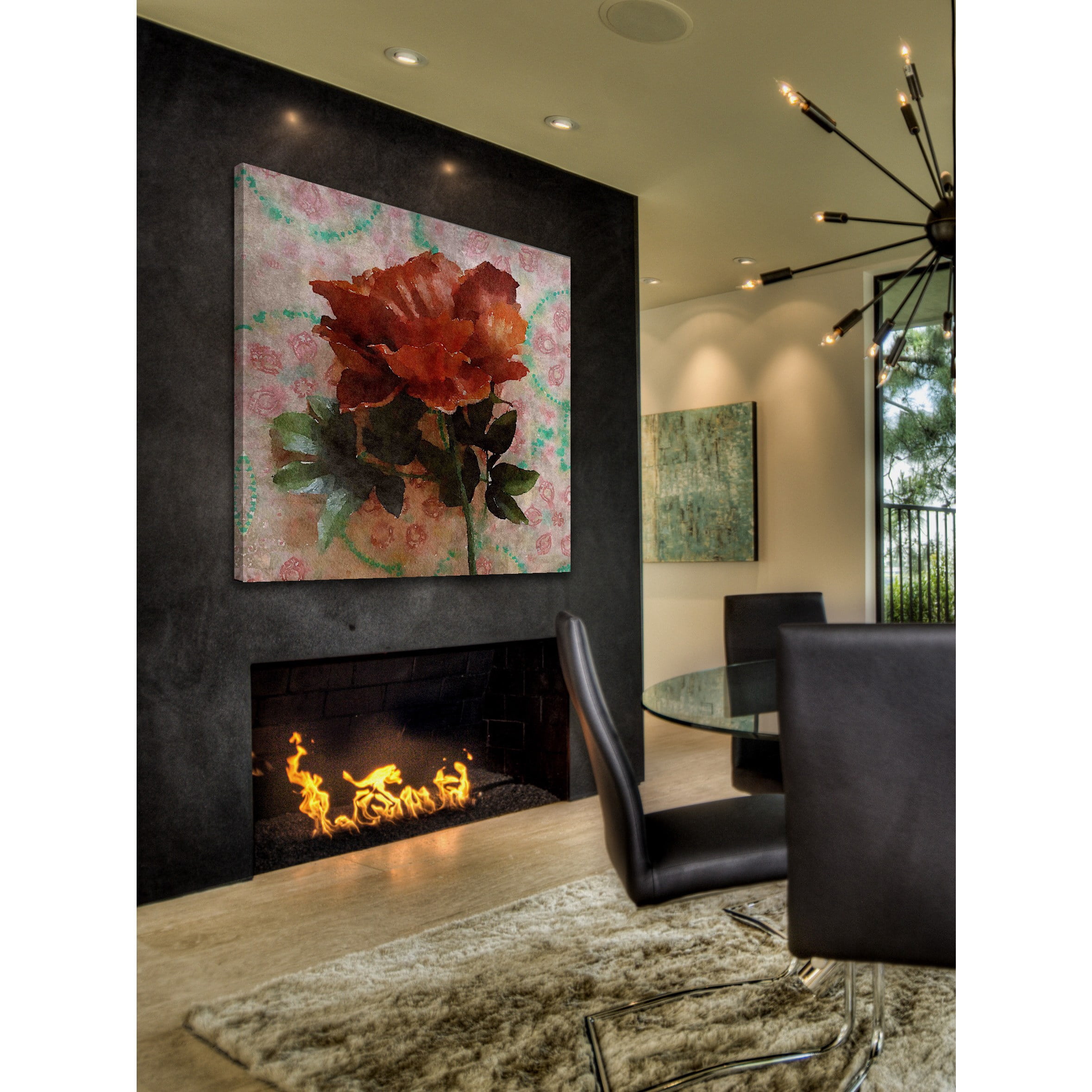 Marmont Hill - "Nature Kiss" by Irena Orlov Painting Print on Wrapped Canvas