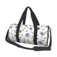 thumbnail image 1 of Fotbe Purple Chicory Bolsa Deportiva de Lona Plegable con Estampado, Bolsa de Gimnasio con Bolsillo Seco/Húmedo, Bolsa de Viaje Ultraligera de Gran Capacidad, 1 of 6