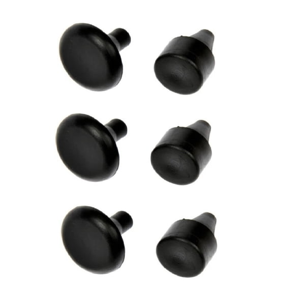 KarParts360 Rubber Stop Bumper Assortments | 0.7 Inches, 0.48 Inches Maximum Outside Diameter | 6 Pieces | Replacement For 3664645