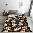 thumbnail image 5 of Salouo cat sugar skulls Print Bed Blankets, Flannel Blanket Comfortable Air Conditioning Blanket Lightweight Blanket for Sofa Bed Travel & Couch-50"x40", 5 of 7
