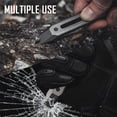thumbnail image 5 of Pry Bar, Key Unity 4.29 inch Titanium EDC Pry Bar Crowbar Multi Tool with Screw Bit Driver & Pocket Clip, KR00, 5 of 8