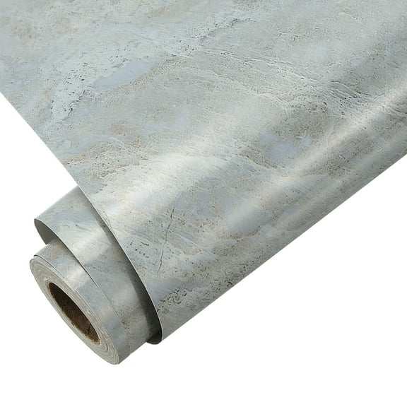 Uxcell Marble Contact Paper, 78.7x15.8 Inch Peel Stick Countertop Self Adhesive for Kitchen Cabinets and Bathroom Marble Gray