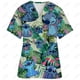 thumbnail image 3 of Uniforme de enfermera con cuello en V y manga corta para dentista informal para mujer Uniforme superior Uniforme clínico de Disney Star Baby Stitch Uniforme de enfermera, 3 of 5