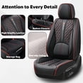 thumbnail image 3 of 2024-2026 for CHEVROLET TRAX Single Seat Cover PU Leather Daily Protection Model Specific Premium Comfort, 3 of 8